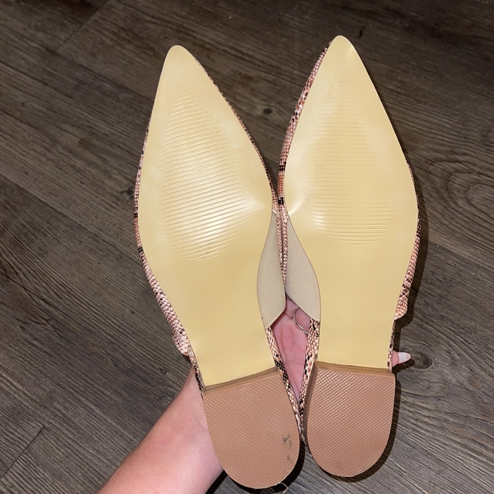 A Rider Girl Snakeskin Mules - Picture 3 of 3